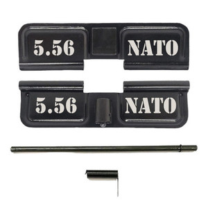 AR-15 Laser Engraved 5.56 NATO Ejection Port Door Cover Kit AR-15 Laser Engraved 5.56 NATO Ejection Port Door Cover Kit