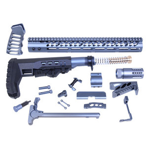 Guntec AR-15 Grey Anodized Ultimate Rifle Kit Guntec AR-15 Grey Anodized Ultimate Rifle Kit