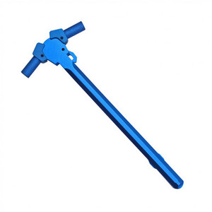 AR15 Knurled Blue Ambidextrous Charging Handle AR15 Knurled Blue Ambidextrous Charging Handle