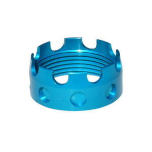 Presma Aluminum Enhanced Blue Castle Nut Presma Aluminum Enhanced Blue Castle Nut