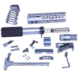 Guntec AR-15 Grey Anodized Ultimate Pistol Kit Guntec AR-15 Grey Anodized Ultimate Pistol Kit
