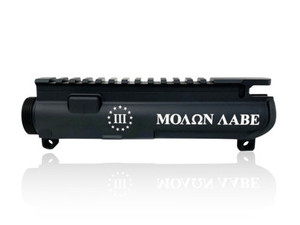 AR-15 Engraved Upper Receiver Molon Labe 3% AR-15 Engraved Upper Receiver Molon Labe 3%