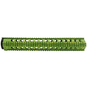 AR-15 Cerakote Zombie Green Splatter 15 Quad Handguard