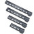 AR-15 Sniper Grey M-LOK Super Slim Free Float Handguard