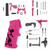 AR-15 Pink Camo Cerakote Enhanced Lower Parts Kit