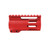 AR-15 Colored red Cerakote 4 M-Lok Super Slim Free Float Handguard