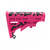 AR-15 Cerakote Pink & Black Camo Collapsible Stock