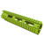 AR15 Cerakote Zombie Green Quad Rail Free Float Handguard