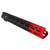 Ar15 12 inch red cerakote gradient mlok handguard.