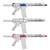 AR-15 5.56 NATO 10.5'' Cerakote White USA Splattered Pistol Kit