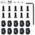 Ten Pack Replacement Screws and Nuts for M-LOK Rail Sections