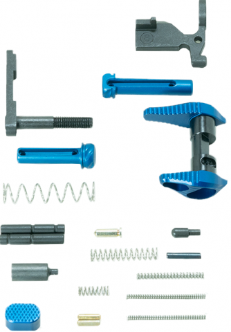 Timber Creek AR-15 Blue Lower Parts Kit