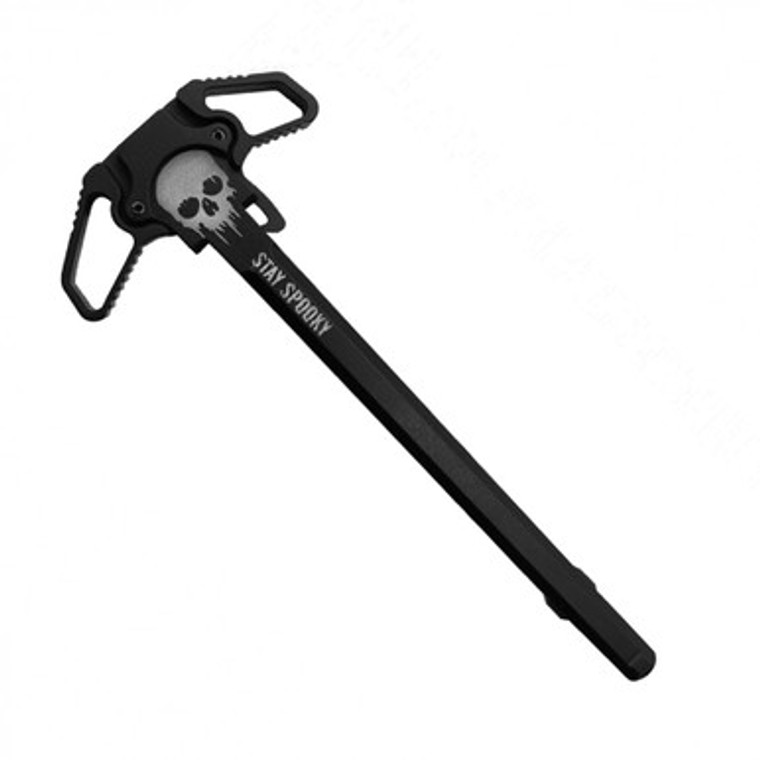 ar15 stay spooky lightweight black charging handle.