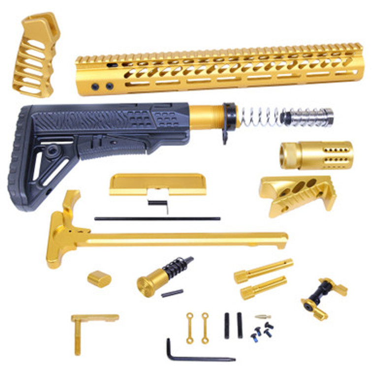 AR .308 Ultimate Anodized Gold Rifle Kit