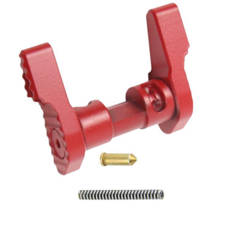 AR Red Cerakote Ambidextrous Safety Selector V.2