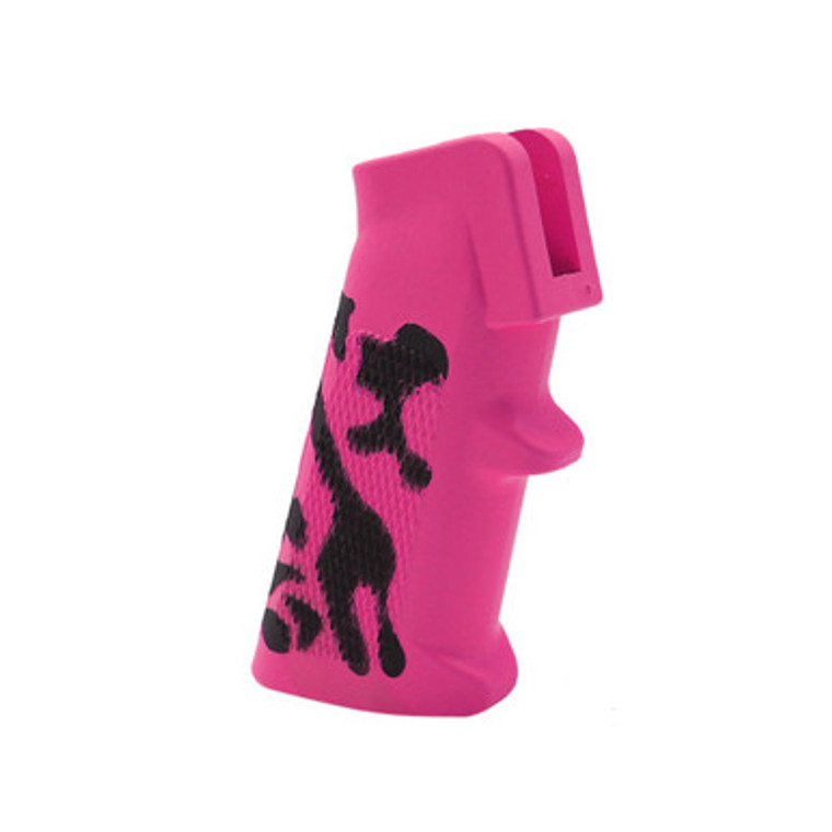 AR-15 Cerakote Pink Camo A2 Grip