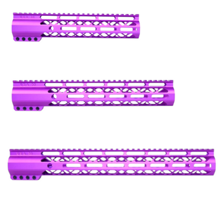 Guntec AR-15 Air-Lok Purple Handguard