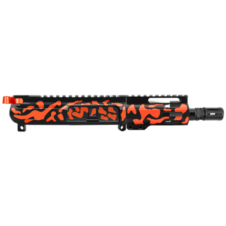 Ar15 custom cerakote camo orange Complete Pistol Upper.