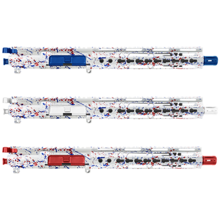 AR-15 5.56 NATO 10.5'' Cerakote USA Splattered Pistol Upper w BCG