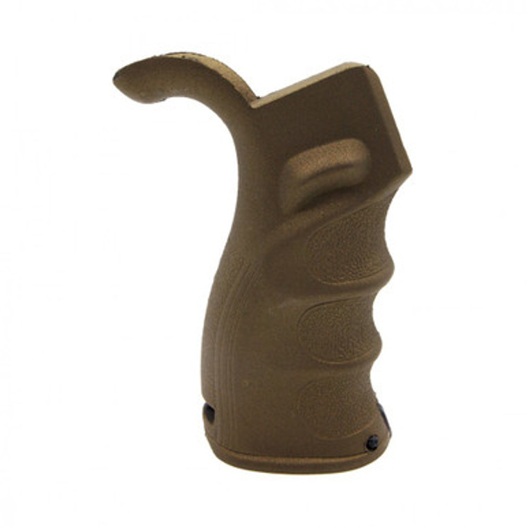 AR-15 Cerakote Burnt Bronze Beavertail Pistol Grip