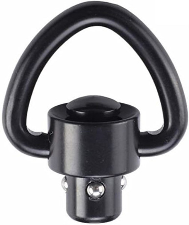Black Triangle Push Button Loop QD Sling Swivels