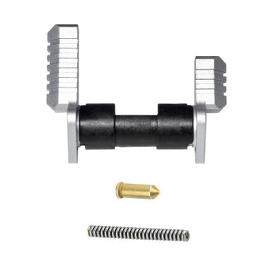 AR-15 Silver Steel Ambidextrous Safety Selector Switch