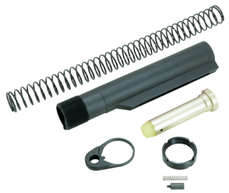 Timber Creek Outdoors black anodized hardcoat AR-15 Colored Buffer Tube Kit-A1Armory.com