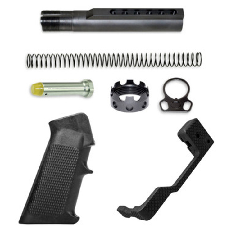 AR-15 Mil Spec Buffer Tube Enhanced Lower Parts Kit Combo