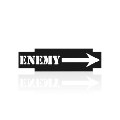 Enemy Guard Posts AR-15 Enemy Forward Engraved Custom Trigger Guard