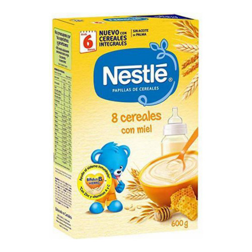 Purée for babies Nestle Cereals Honey (600 gr)