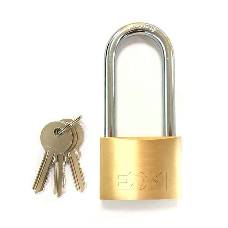 Key padlock EDM Brass Length (6 x 9 cm)