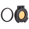 Amber See-Through Scope Cover with Adapter Ring  for the IOR Terminator 12-52x56 | Black | Objective | CZV560-ACR