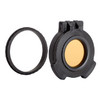 Amber See-Through Scope Cover with Adapter Ring  for the Kahles 1050i FT s 10-50 x 56 | Black | Objective | KH5658-ACR