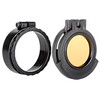 Amber See-Through Scope Cover with Adapter Ring  for the Leica ER5 3-15x56 | Black | Ocular | UAC008-ACR