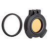Amber See-Through Scope Cover with Adapter Ring  for the Leica Visus 3-12x50i | Black | Objective | VV0050-ACR