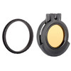 Amber See-Through Scope Cover with Adapter Ring  for the Leupold Mark 4 LR/T 10x40 | Black | Objective | 40LTCC-ACR