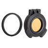 Amber See-Through Scope Cover with Adapter Ring  for the Leupold VX-5 HD 3-15X44 | Black | Objective | 44ACR-002BK1