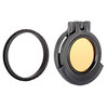 Amber See-Through Scope Cover with Adapter Ring  for the March Tactical 3-24x52 FFP | Black | Objective | ZC5000-ACR