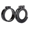 Clear See-Through Scope Cover with Adapter Ring  for the Meopta MeoPro 3-9x42 | Black | Ocular | UAC015-CCR
