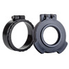 Clear See-Through Scope Cover with Adapter Ring  for the Minox ZX 3-15X56 | Black | Ocular | UAC101-CCR