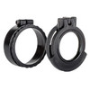 Clear See-Through Scope Cover with Adapter Ring  for the Nightforce ATACR 4-16x50 | Black | Ocular | UAC015-CCR