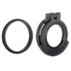 Clear See-Through Scope Cover with Adapter Ring  for the Schmidt & Bender 10x42 Klassik | Black | Objective | 42SBCF-CCR