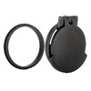 Scope Cover with Adapter Ring  for the Schmidt & Bender 10x42 PM | Black | Objective | 42SBCF-FCR