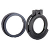 Clear See-Through Scope Cover with Adapter Ring  for the Schmidt & Bender 1-8x24 PM II ShortDot | Black | Ocular | SB24EC-CCR