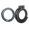 Clear See-Through Scope Cover with Adapter Ring  for the Schmidt & Bender 4-16x50 PM II/LP | Black | Ocular | SB50EC-CCR