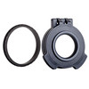 Clear See-Through Scope Cover with Adapter Ring  for the Trijicon AccuPoint 4-16x50 | Black | Objective | KT5055-CCR