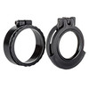 Clear See-Through Scope Cover with Adapter Ring  for the Vortex Crossfire II 6-24x50 | Black | Ocular | UAC006-CCR