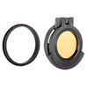 Amber See-Through Scope Cover with Adapter Ring  for the Zeiss Conquest 3.5-10x50 | Black | Objective | ZC5000-ACR