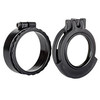 Clear See-Through Scope Cover with Adapter Ring  for the Bushnell HDMR II 3.5-21x50mm | Black | Ocular | UAC008-CCR