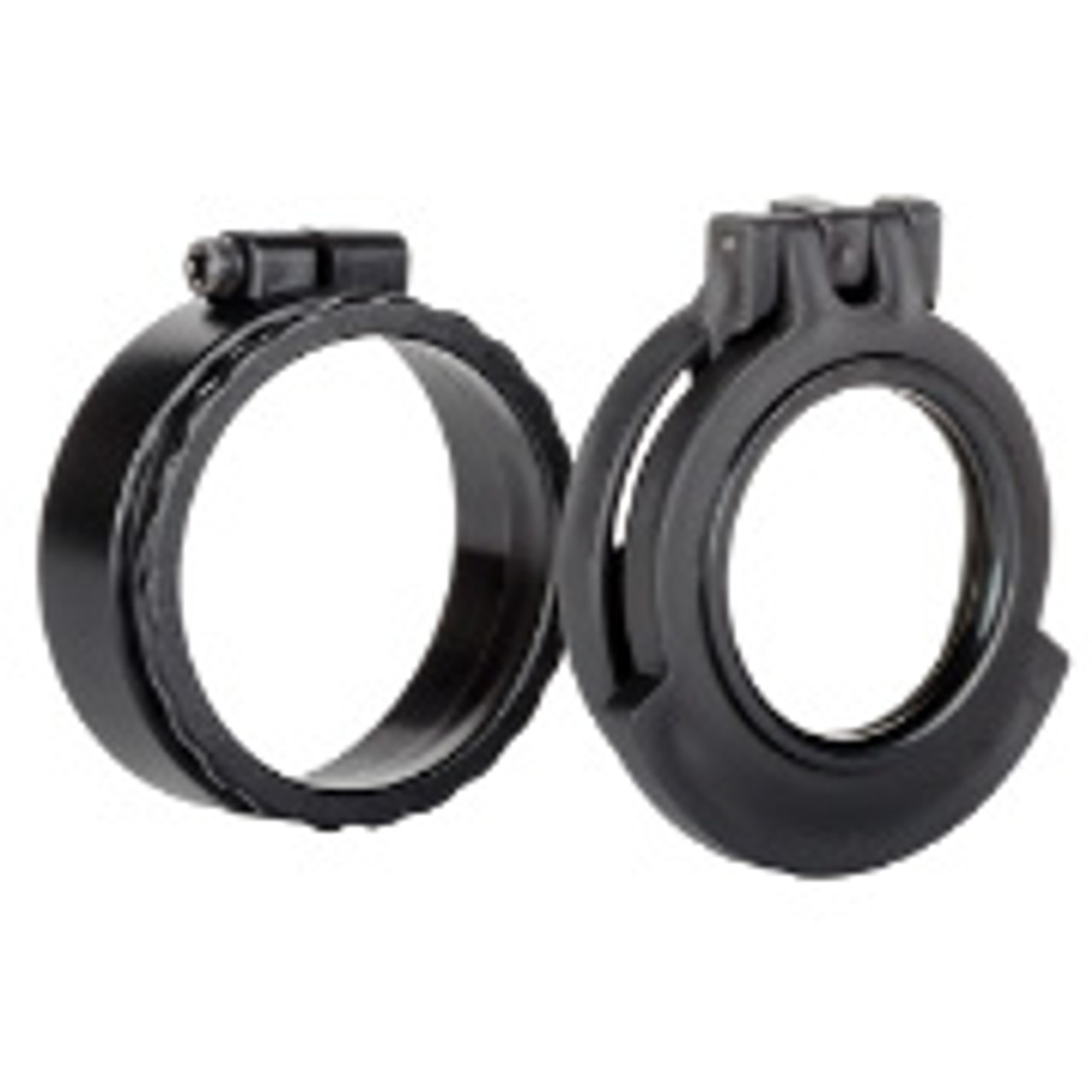 Clear See-Through Scope Cover with Adapter Ring for Zeiss Victory V8 1.1-8x30, Black, Ocular